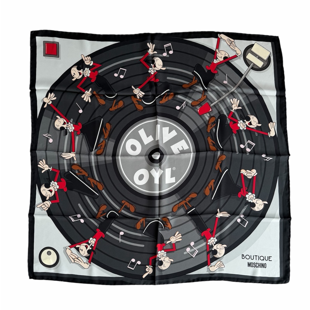 Moschino Boutique Silk Square Scarf